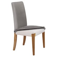 1 Seater Faux Suede Dining Chair Covers Only (Set of 6)